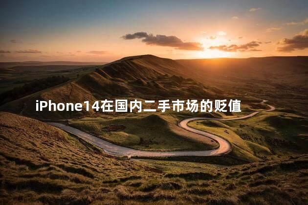 iPhone14在国内二手市场的贬值速度 二手iPhone14贬值速度是13两倍真的假的